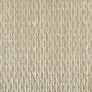 black-grey geometric velvet-chenille fabric from Harlequin