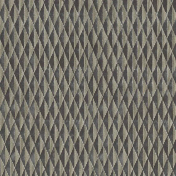 Irradiant Fabric - Pewter by black-grey geometric velvet-chenille fabric from Harlequin