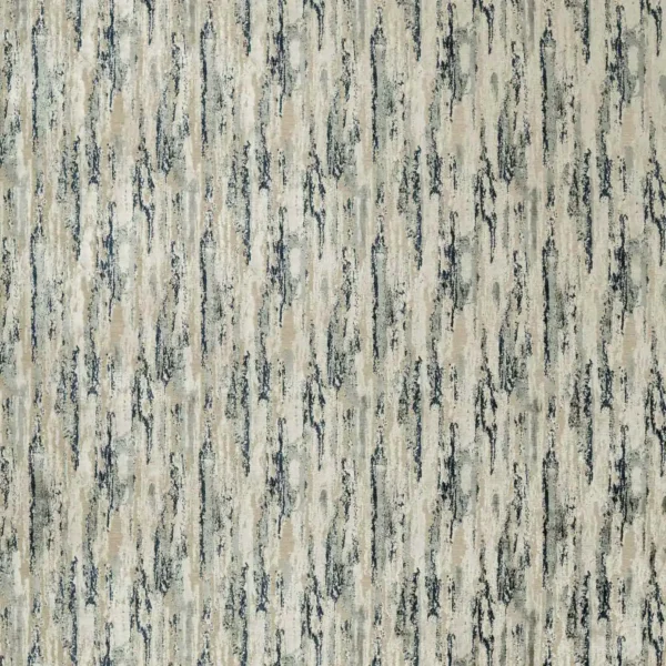 Sial Fabric - Ink / Topaz by black-grey misc velvet-chenille fabric from Harlequin