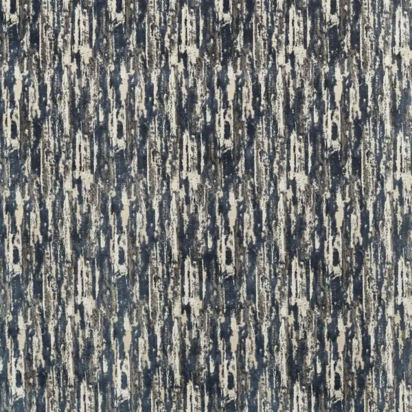 Sial Fabric - Oyster / Ink by blue misc velvet-chenille fabric from Harlequin