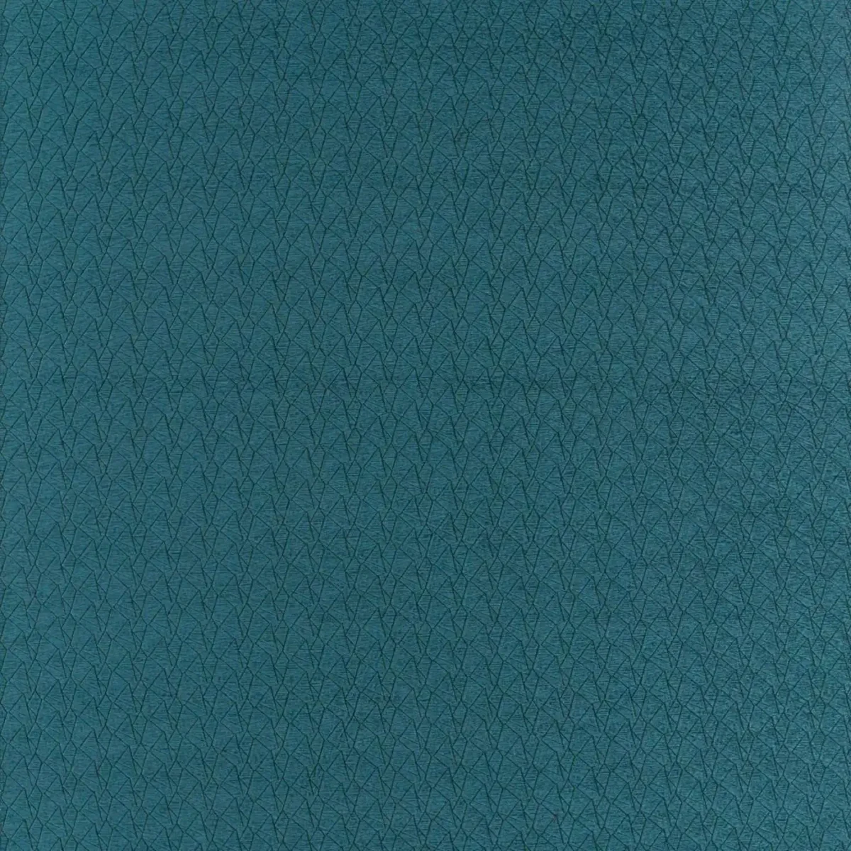 blue geometric velvet-chenille fabric from Harlequin
