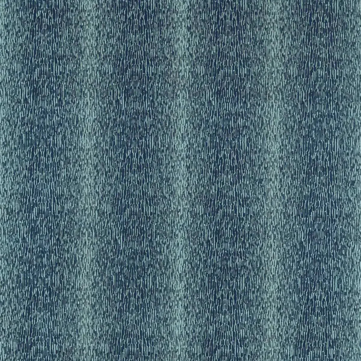 blue striped velvet-chenille fabric from Harlequin