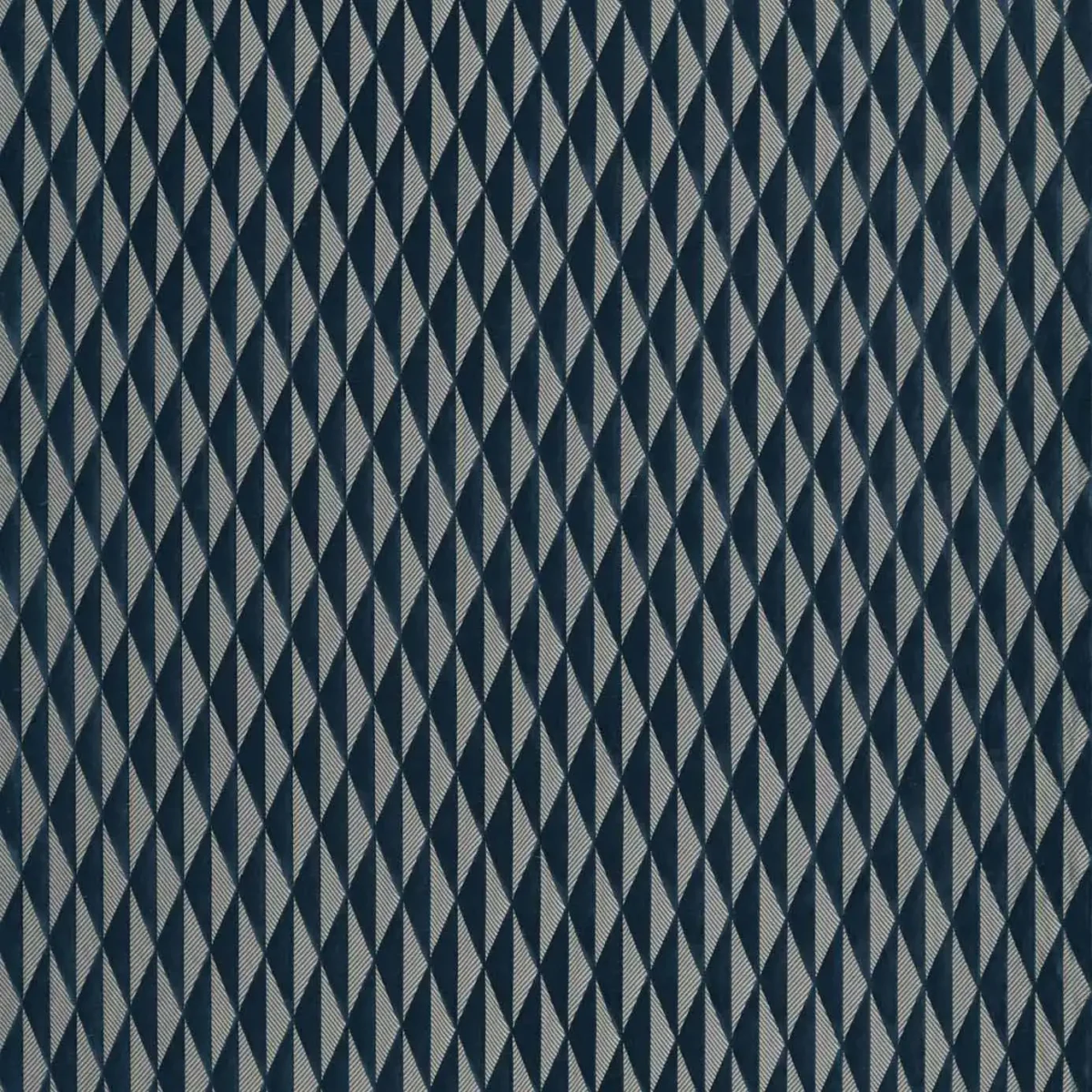 blue geometric velvet-chenille fabric from Harlequin