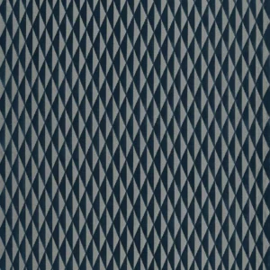 blue geometric velvet-chenille fabric from Harlequin