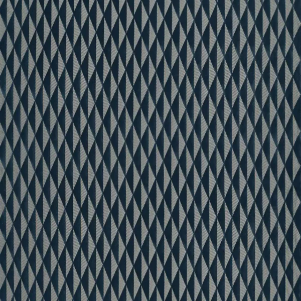 Irradiant Fabric - Ink by blue geometric velvet-chenille fabric from Harlequin