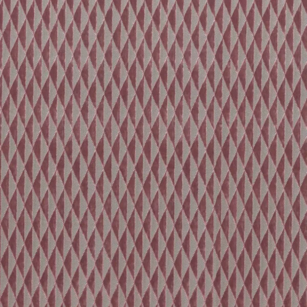 Irradiant Fabric - Rose Quartz by pink geometric velvet-chenille fabric from Harlequin