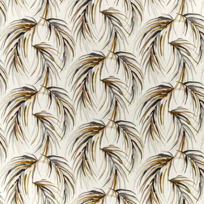 Alvaro Fabric - Honey / Slate / Topaz swatch