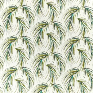 green botanical cotton fabric from Harlequin