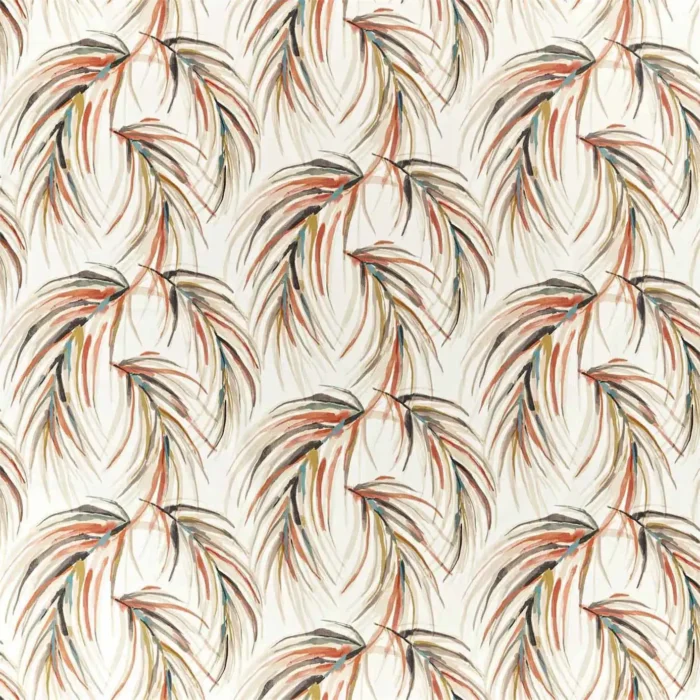 Alvaro Fabric - Harissa / Jute / Jet swatch