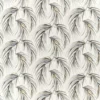 black-grey botanical cotton fabric from Harlequin