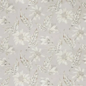 black-grey botanical cotton fabric from Harlequin