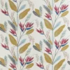 multicolour botanical linen fabric from Harlequin