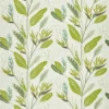 green botanical linen fabric from Harlequin