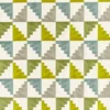 multicolour geometric embroideried fabric from Harlequin