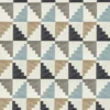 black-grey geometric embroideried fabric from Harlequin