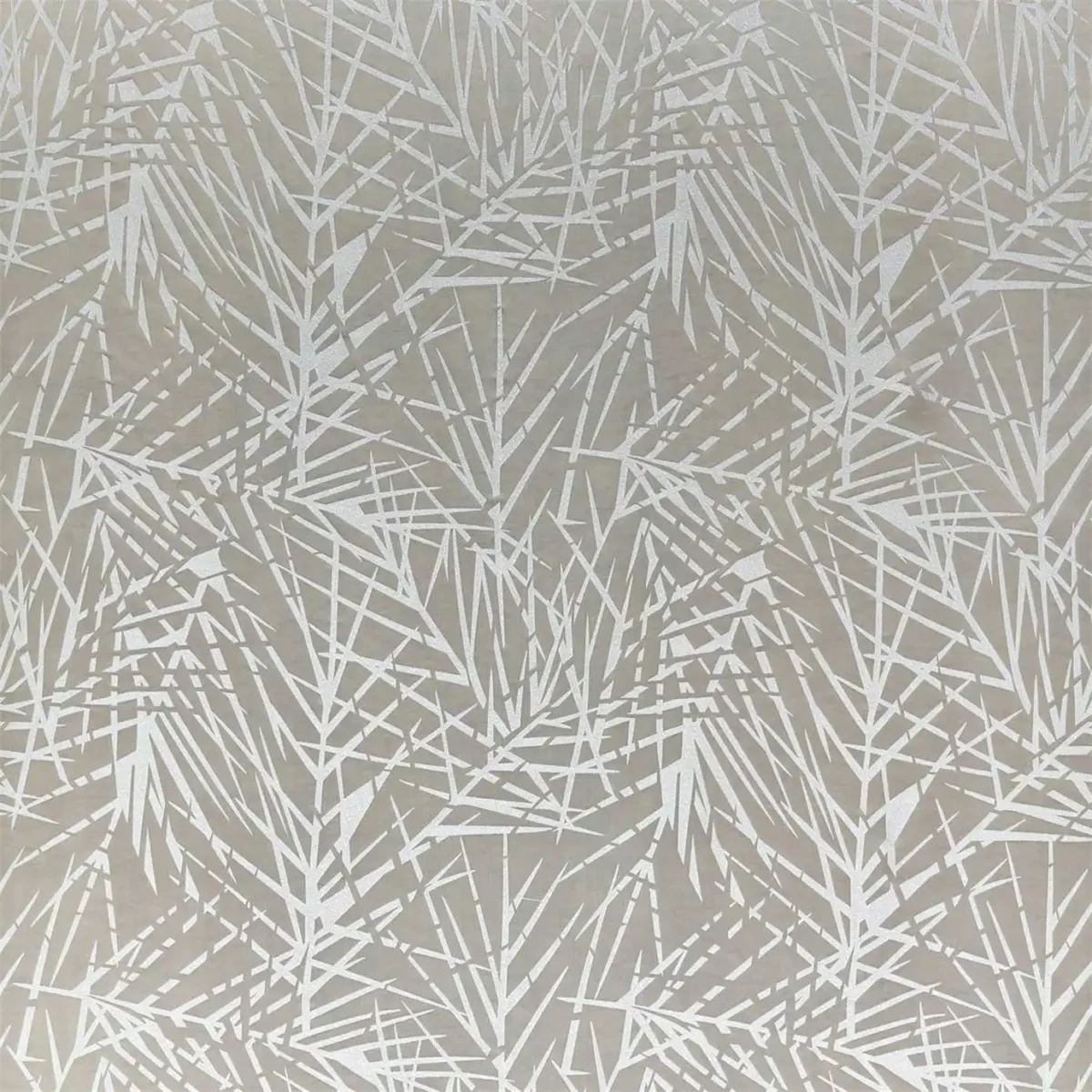 Lorenza Fabric - Oyster / Pearl by black-grey geometric jacquard fabric from Harlequin
