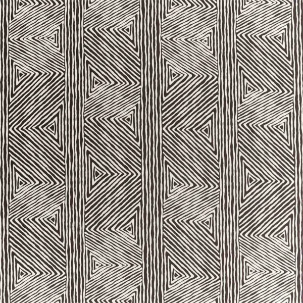 Zamarra Fabric - Zebra by black-grey geometric jacquard fabric from Harlequin
