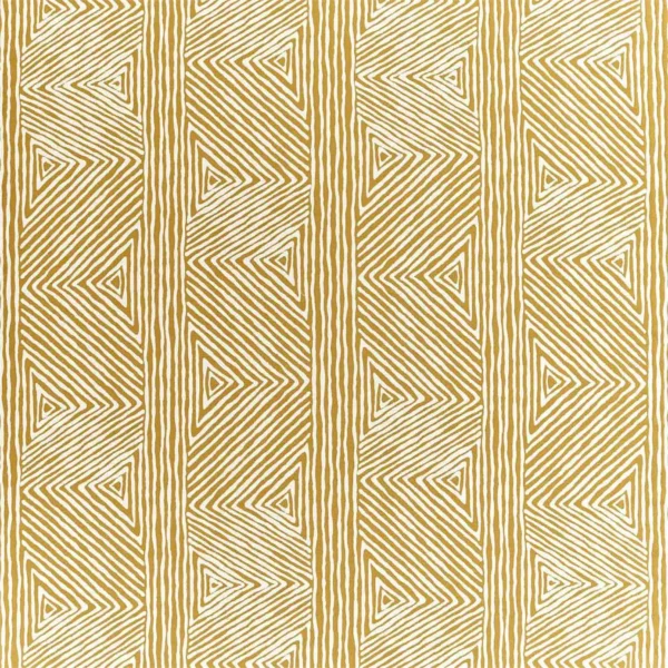 brown geometric jacquard fabric from Harlequin