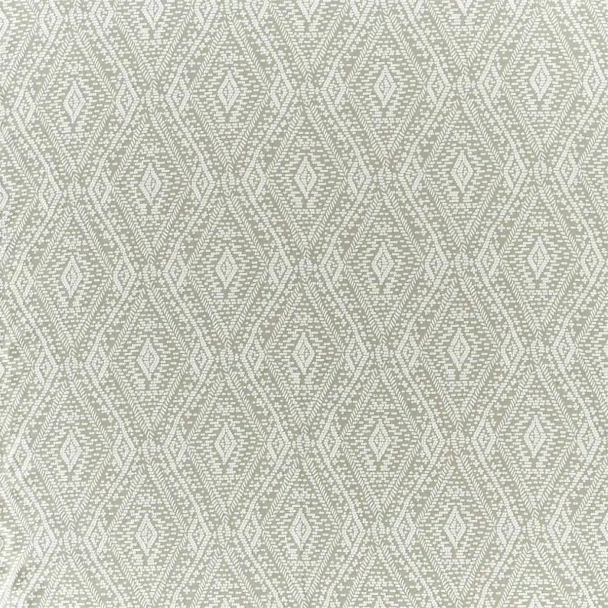 Turaco Fabric - Pebble by black-grey geometric jacquard fabric from Harlequin