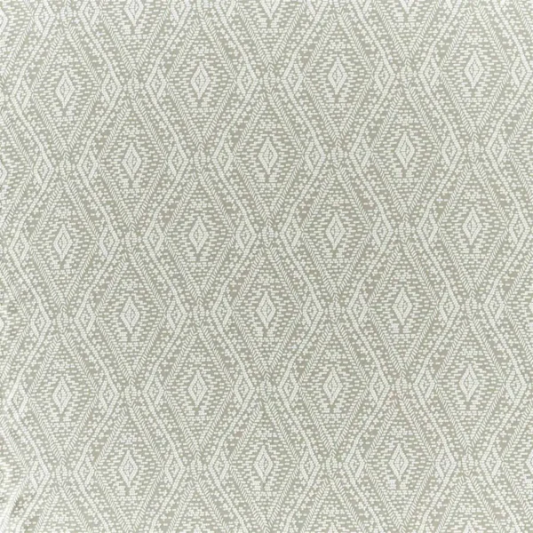 Turaco Fabric - Pebble by black-grey geometric jacquard fabric from Harlequin