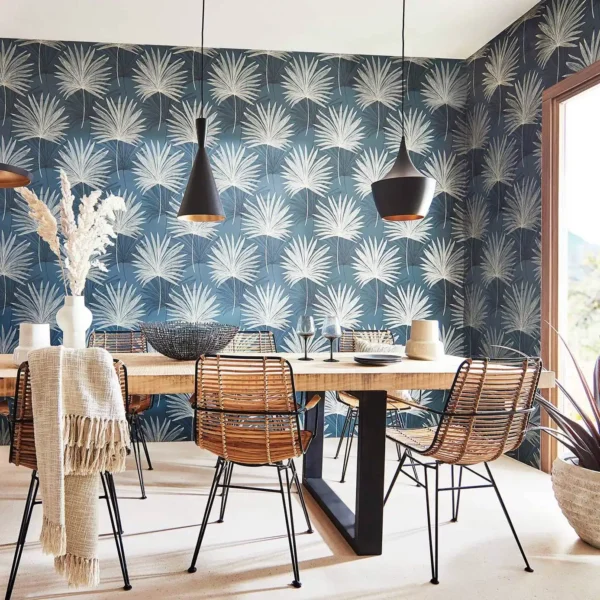 Mitende Wallpaper - Jet / Gold by Mitende Wallpaper - Jet / Gold from