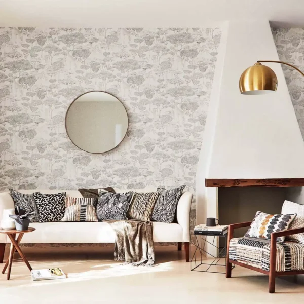 Shamwari Wallpaper - Chalk / Gold by Shamwari Wallpaper - Chalk / Gold from