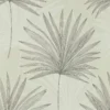 black-grey botanical wallpaper from harlequin