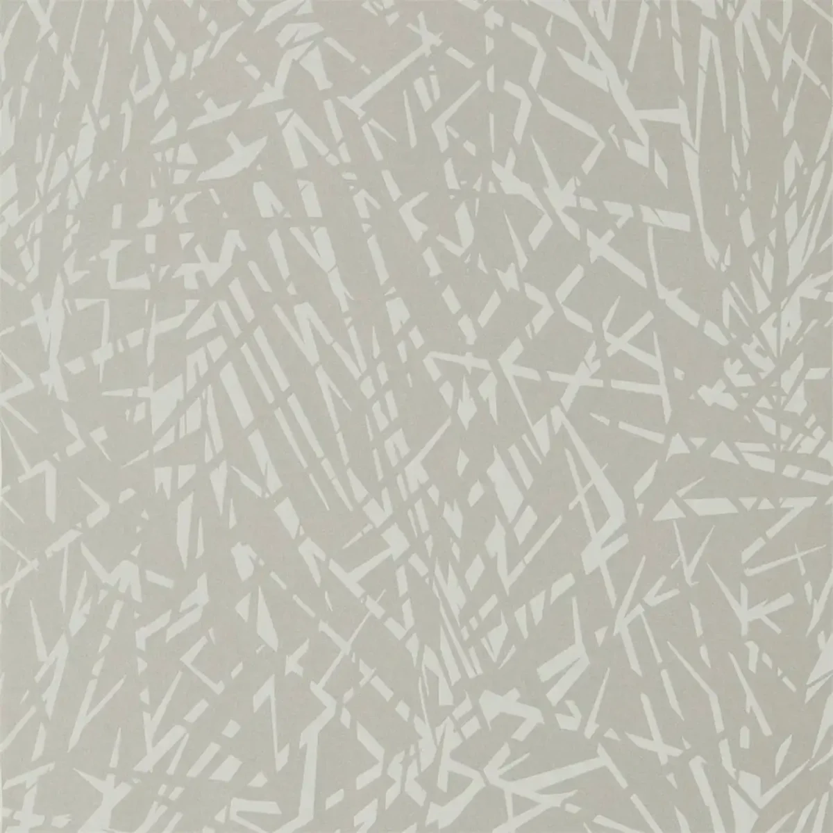 Lorenza Wallpaper - Platinum by black-grey geometric wallpaper from harlequin