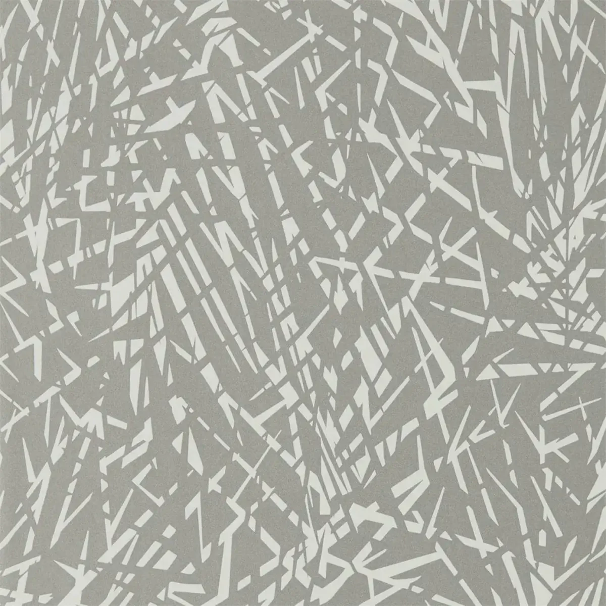 Lorenza Wallpaper - Pewter by black-grey geometric wallpaper from harlequin
