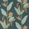 multicolour botanical wallpaper from harlequin