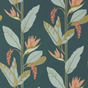 multicolour botanical wallpaper from harlequin