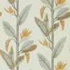 black-grey botanical wallpaper from harlequin