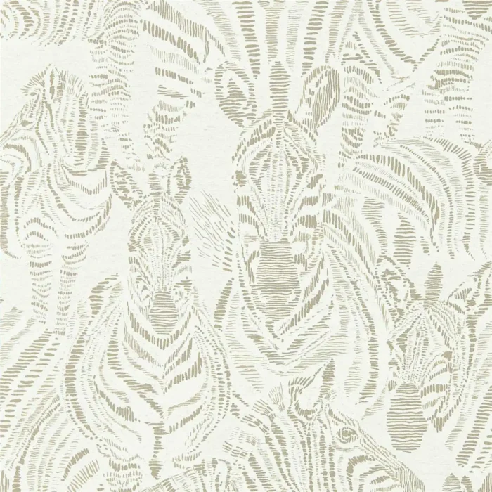 Nirmala Wallpaper - Gilver / Oyster swatch
