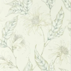brown botanical wallpaper from harlequin