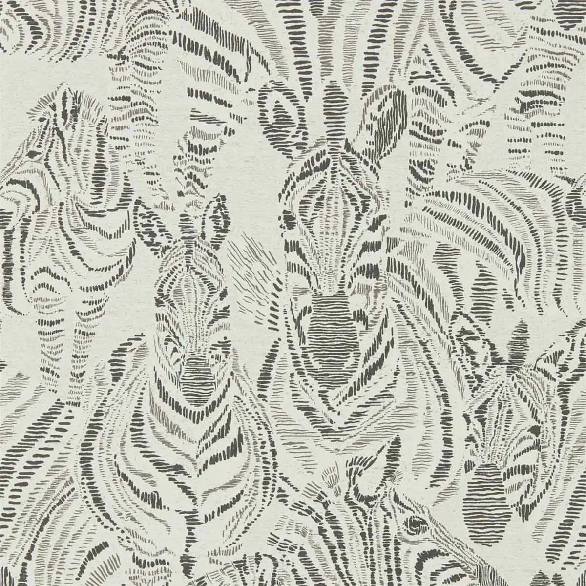 white animal wallpaper from harlequin