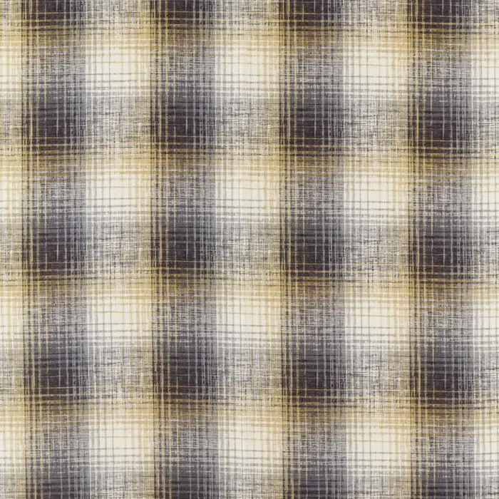 Hamada Fabric - Charcoal / Gold swatch
