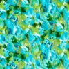 blue botanical velvet-chenille fabric from Harlequin