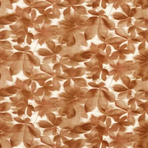 orange botanical cotton fabric from Harlequin