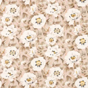 neutral botanical printed fabric from Harlequin