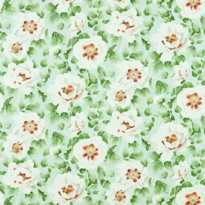 green botanical printed fabric from Harlequin