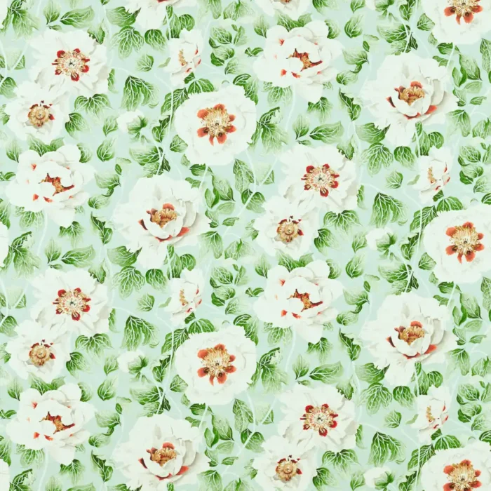 Florent Fabric - Seaglass / Clover / Rosehip swatch
