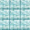 blue geometric cotton fabric from Harlequin