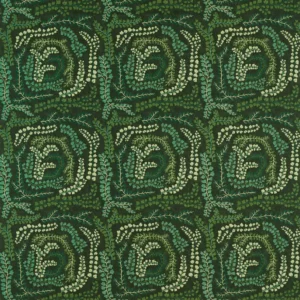 green botanical printed fabric from Harlequin