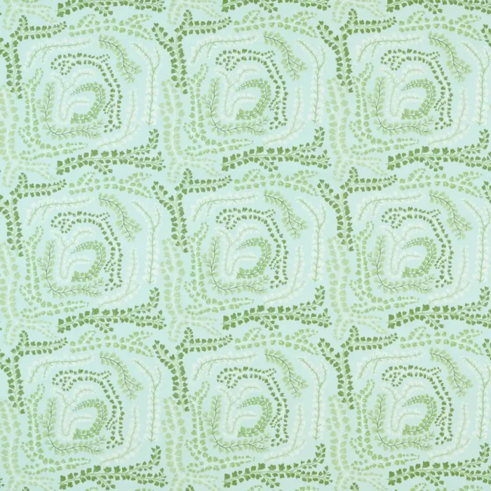 Fayola Fabric - Seaglass / Clover / Awakening swatch