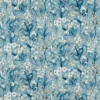blue botanical cotton fabric from Harlequin