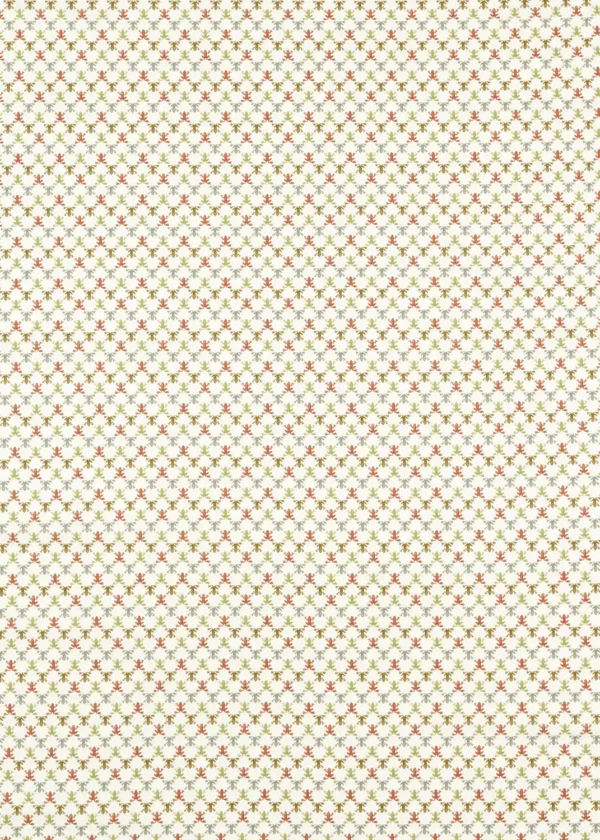 Mini Wood Frog Fabric - Terracotta / Parchment / Sketched by multicolour animal cotton fabric from Harlequin