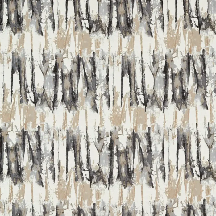 Eco Takara Fabric - Black Earth / Pumice swatch