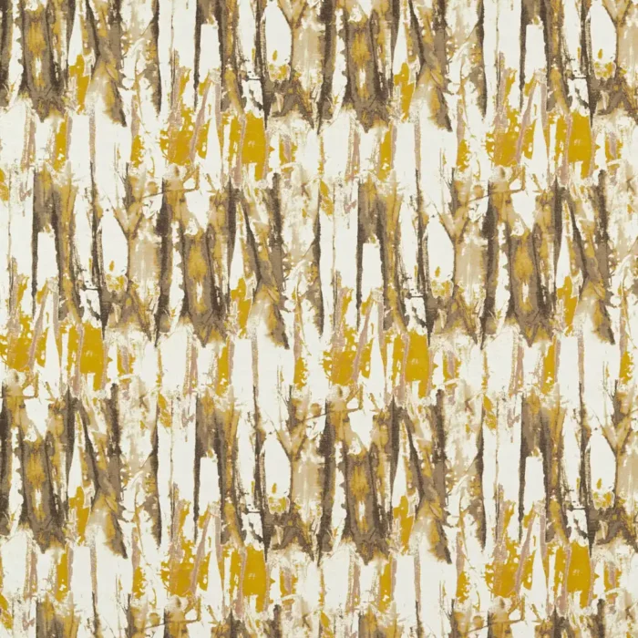 Eco Takara Fabric - Ochre / Temple Grey swatch