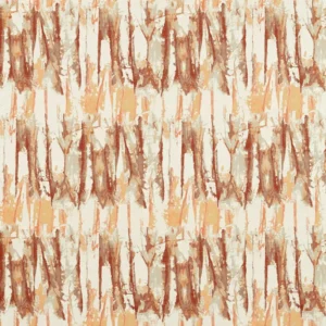 orange botanical jacquard fabric from Harlequin