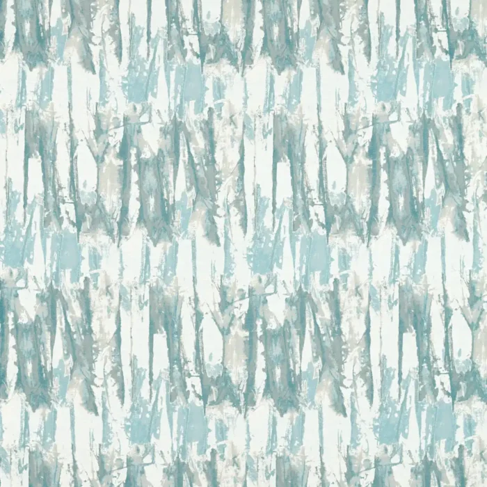 Eco Takara Fabric - Frost / Silver Willow swatch